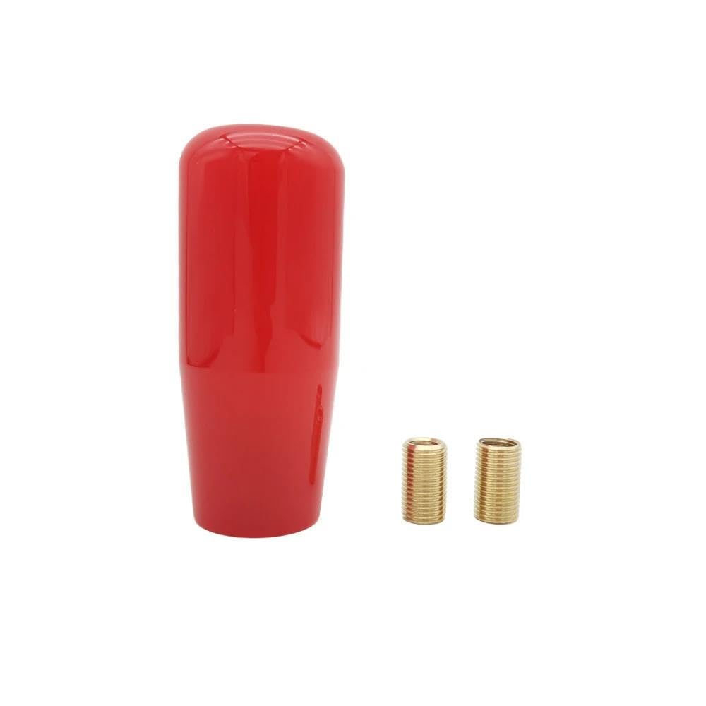 HYASDBWE Marble Style 20/15/10CM Gear Shift Knob Acrylic Shifter Knobs Stick Shift Knobs with 3 Adapter for Manual Car Gear Shifter Parts(Red,10CM)