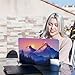 PLIGREAT 3 Pcs Sunshine on Mountain Art Laptop Skin Sticker Decals Universal Vinyl Reusable Notebook Decorative DIY Watercolor Protector Cover Stickers for 12" 13" 13.3" 14" 15 inch Laptop Netbook PC