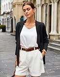 GRACE KARIN Blazers for Women Business Casual 2026, Black Sweater Blazer, Long Sleeve Open Front Suit Jackets