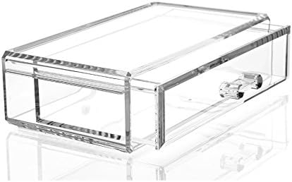 Kamay's Acrylic Make Up Storage Box Drawers XLarge 5 Storey 7 Drawers Crystal Transparent Cuboid Can Be Used As Beauty & Make Up Organizer/, Cosmetic Box / Nail Polish Varnish Display Stand/ Jewellery Storage