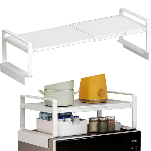 (17-31.5 inches) Adjustable Refrigerator or Washer Top Storage Rack -...