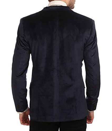 Image of WINTAGE Men's Velvet Two Buttoned Notch Lapel Party Coat Blazer-4 Colors