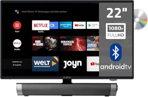 22 Zoll Fernseher Reflexion TV LDDW22iSB+ mit DVD-Player