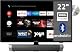 22 Zoll Fernseher Reflexion TV LDDW22iSB+ mit DVD-Player