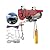 200-800KG Electric Hoist Crane New Portable Lifter Overhead Garage Winch with Wired Remote Control and Limit Switch for Cars, Home Improvement, Cargo Handling(400Kg 880Lbs)