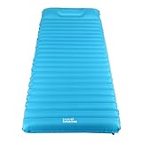 Camp Solutions Sleeping Pad TPU Thick Ultralight Lightweight Air Inflating Camping Mattress Camp Pad attached Pillow For Outdoor Camping Hiking Backpacking Tents