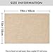 Kevin Textile Burlap Linen Placemats Set of 4 Heat Resistant Dining Table Place Mats Washable Kitchen Table Mats, 13 x19 inches, Cream Beige
