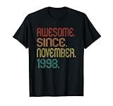 Photo Gallery awesome since november 1998 24th birthday idea 24 years old maglietta Photo Gallery awesome since november 1998 24th birthday idea 24 years old maglietta