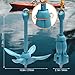 BocBoz Kayak Anchor Boat Anchor for Kayaks, Canoes, SUP Paddle Boards & Jet Skis, Folding Anchor with 40ft Anchor Tow Rope and Carrying Bag- 3.5 lb-Blue