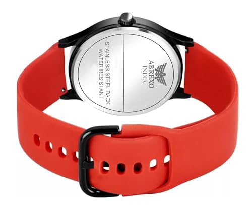 Image of Speed-Master Series Round Dial Date Working Silicone Strap Analog Quartz Mechanism Boys Watch for Men