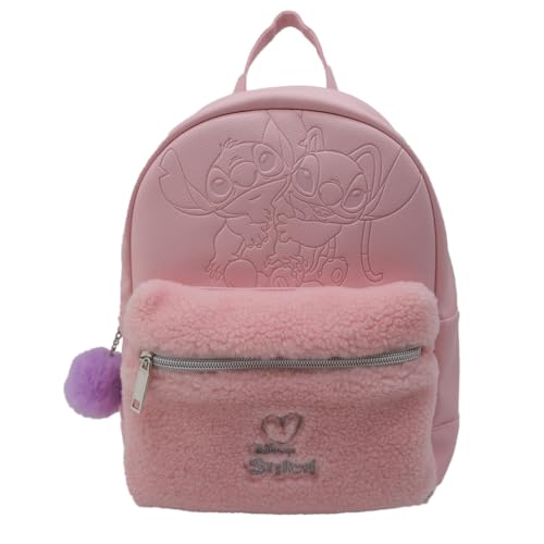 Sac à dos Nintendo Switch Disney Pink Stitch pour console et accessoires de jeu
