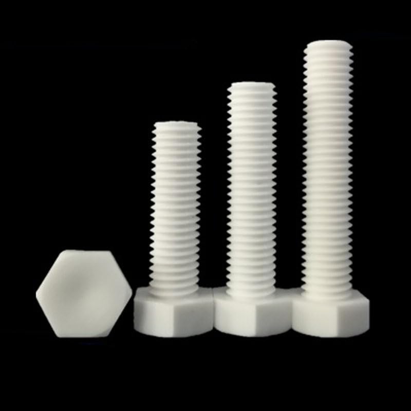 M12 External Hex Screw Polypropylene Insulation Screws Plastic Bolts 25-150mm Length - (Size: M12 x140mm(2pcs))