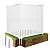 WOMEDUAL 36"W X 45"H Outdoor Air Conditioner Fence Privacy Screen with Metal Stake, Trash Can Screen Fence Pool Equipment Fence, 2 Pack Vertical Freestanding Panels, White