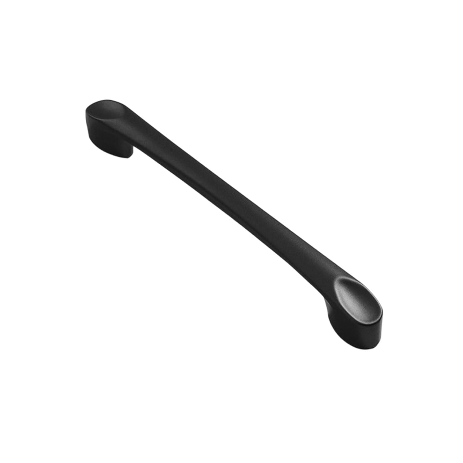 Zbiianxer 128 Hole Black 2Pcs Simple Furniture Decorative Handle Aluminum Alloy Cabinet Knob Wardrobe Pulls Drawer Hardware Handles And For Dressers Simple