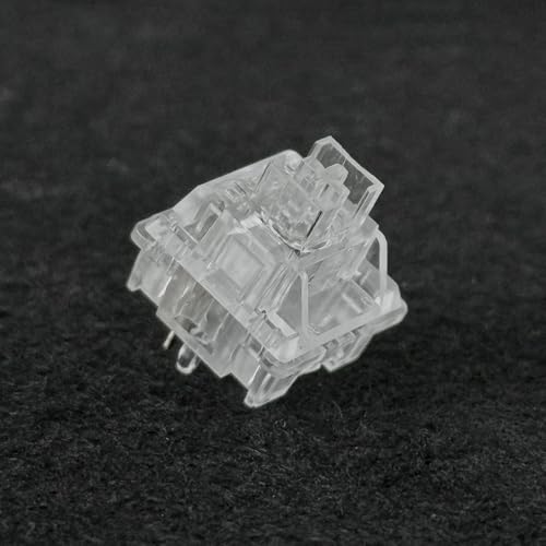 Interrupteurs silencieux Honey Peach lot de 70 pièces transparentes édition glace et neige