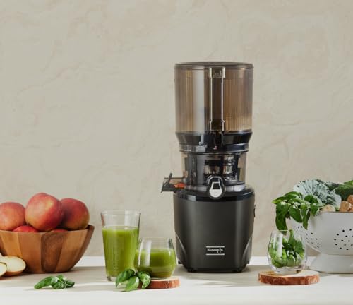 Kuvings AUTO10S Juicer - Easy Care Slow Juicer 3L Capacity & 200W Motor. Ideal for Fruit, Vegetables & Smoothies - Matt Pearl Black - Image 3
