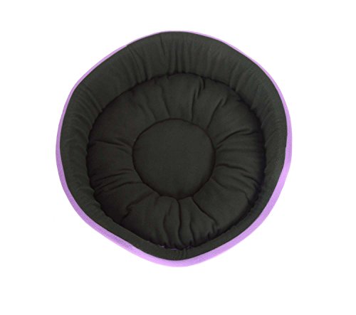 Image of Fluffy's Polyester Luxurious Both Side Soft Dog /Cat Bed (Purple, Large)