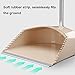 AGrAdi NLIAN- Broom and Dustpan Set, with Brush and Dustpan Set Broom with 94cm Handle Removable All Floors Space Saving for Schools Hotel Hospital Dustpan