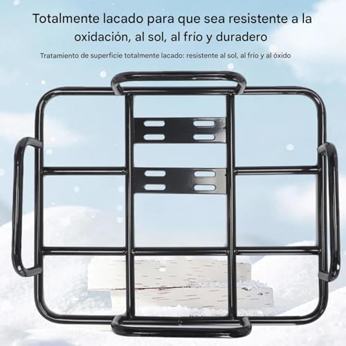 Cesta trasera para bicicleta que soluciona la carga de equipaje 3