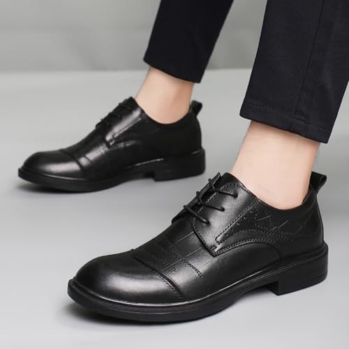 Men's Stylish Formal Leather Shoes, Classic Lace - Up Footwear - Ideal for Workplace, Formal Events & Commutes4