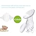 CMBEAR Manual Breast Pump,4oz 100ml Food Grade Silicone,Soft and Comfortable Breast Milk Collection, Nusring Care for Breast Feeding Mom…