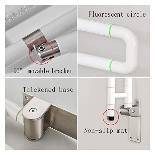 Barre d'appui de sécurité pour douche design et wc autonomie seniors - 3