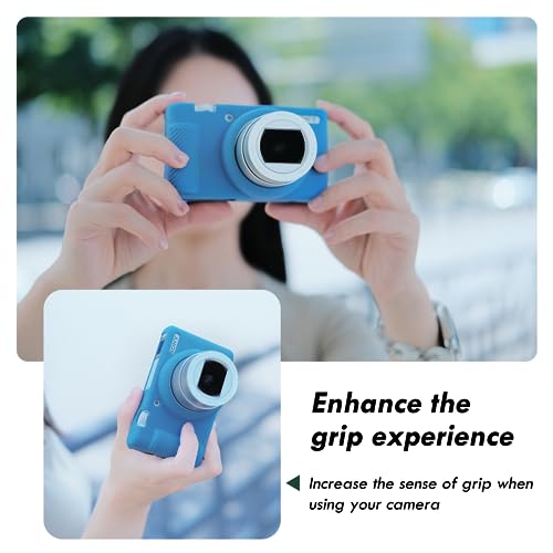 Funda de silicona para cámara Sony ZV1F ZV-1 II azul miniatura 7