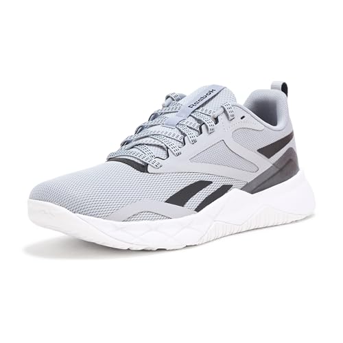 Reebok Men's NFX Trainer Sneaker, Cold Grey3/Core Black/Cold Grey6, Size 10