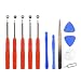 Precision Small Repair Tools Kit, Precision Magnetic Repair Tools Kit for Fixing Cell Phone Watch Computer Tablet, Opening Pry Tool Repair Kit Set, 12 Pcs