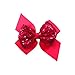 20pcs 5 inches Large Hair Bows Girls Kids Children Grosgrain Ribbon Headbands Alligator Hair Clips