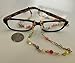 Eyeglasses Chain Healing Crystal Beaded Sunglasses Chains with Pearl for Women, Evil Eye Beads, Colorful, Quality Handmade, Mother's Day Gift, Gift for mom, Best Unique gift