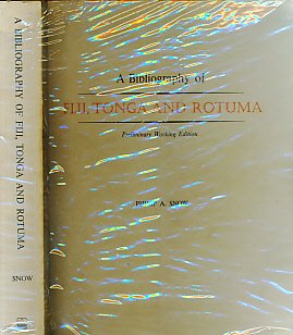 A bibliography of Fiji, Tonga, and Rotuma: Philip A. Snow: Amazon.com ...