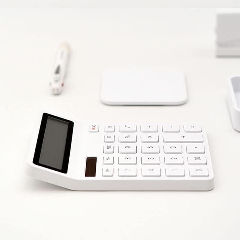 Calculatrice de Bureau, Calculatrice de Bureau Professionnelle, lumière de la Batterie, économie d'énergie, Calculatrice Durable, Sensible, Calculatrice à écran Large à 12 Chiffres
