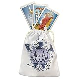 CRAVIN 5 Pcs Trousse de Tarot | Sac de Rangement Tarot Citrouille - Tarot Bag Drawstrings Bag, Tarot Rune Bags & Dice Bag pour Les Amateurs de Tarot, Les psychologues, Les magiciens, Les Sacs-Cadeaux