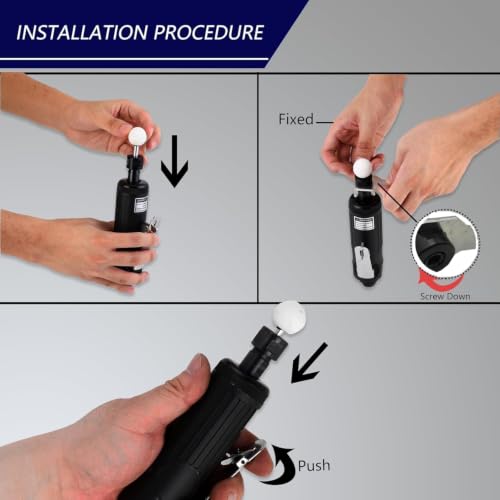 Image of AIR Grinder MACHIN for Masroom pancher and Patch (Pack of 16 Pcs) | Heavy Duty | Complete Automotive Tyre Maintenance Kit for Garage & Workshop Use