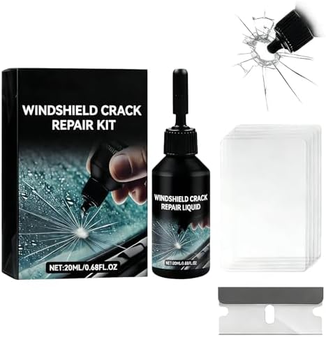 Windshield Chip Repair Kit - Upgrade Car Windshield Crack Repair ...