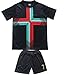 HOMEMI Youth Sportswear Portugal #7 Kids Soccer Jersey/Shorts Football Socks Set (Black,26)