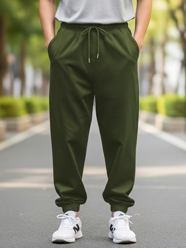 Image of XENOVAURBAN Joggers for Men | Casual wear 100% Combed Cotton Joggers | Unisex fit with Back and Side Pockets