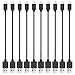 iLuv MFI Certified Lightning Cable Bundle; Includes Premium Material 10 Short (8.5 Inch Length) Mini Durable Charge & Sync Cables; Compatible with iPhones, iPads & iPods