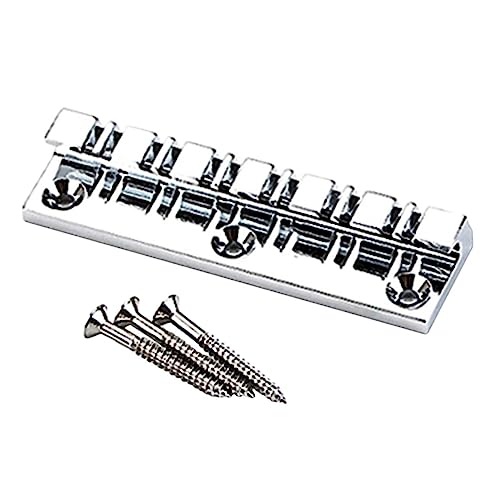 TIDTALEO 12弦 弦エレキギター用 メタルブリッジ 固定式サドル付き クラシックギター交換パーツ ネジ立簡単