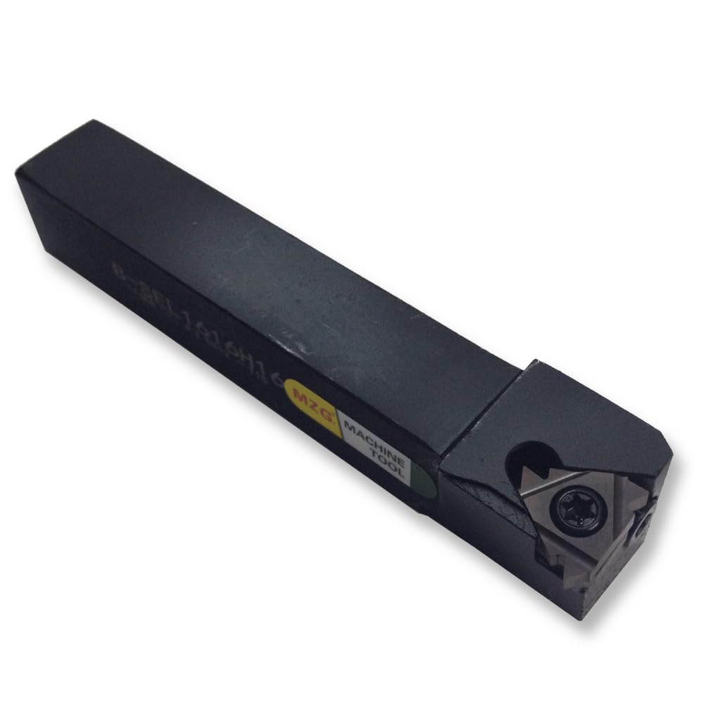 1pc 12 * 12 16 * 16 20 * 20 B-SEL2020K16 CNC Lathe Machining Cutter External Threaded Toolholder Threading Thread Turning Tools Holder (no Inserts)(B-SEL1616H16)