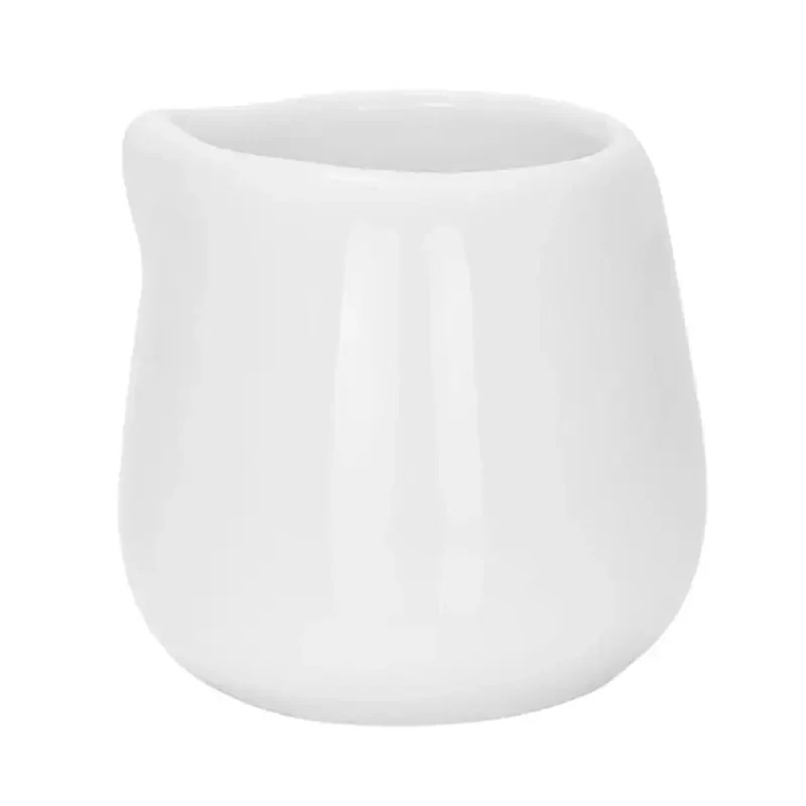 2 uds té de la tarde café cafetera jarra cerámica for leche Barista herramientas taza Para Espumar(White-2,50ml)