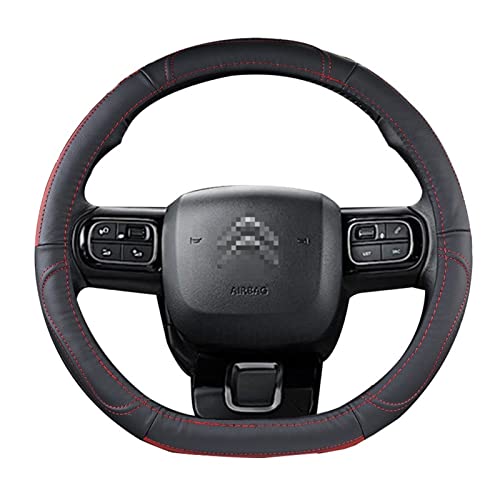 Copriruota per auto Per Citroen Per Berlingo per Multispace per XTR 2018 2019 2020 2021 Coprivolante in vera pelle Accessori per auto in pelle bovina Protezione per volante! ANTISCIVOLO - Ha una buona presa sul volante ed è realizzato in materiale interno antiscivolo per migliorare la sicurezza durante la guida. Il coprivolante non ha fastidiosi odori tossici