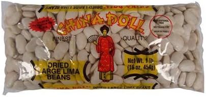 China Doll Pack of 3 16 oz Dried Large Lima Beans