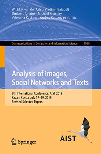 Buy Analysis of Images, Social Networks and Texts — BookShops.in