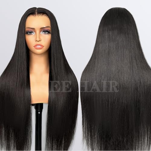 Image of ISEE Straight Glueless Wigs 13x6 HD Lace Frontal Wig for Women 18 Inch