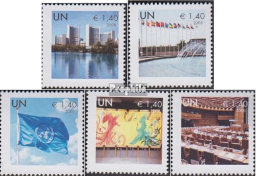 Sellos para los coleccionistas Prophila ONU Viena 550-554 serie usada mapas 2008