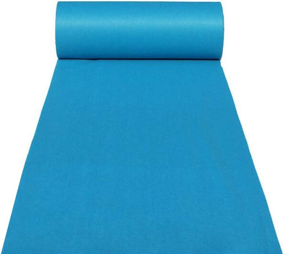 Tapis bleu de course pour allée de mariage et accessoires de fête de dimensions 1.2x10m