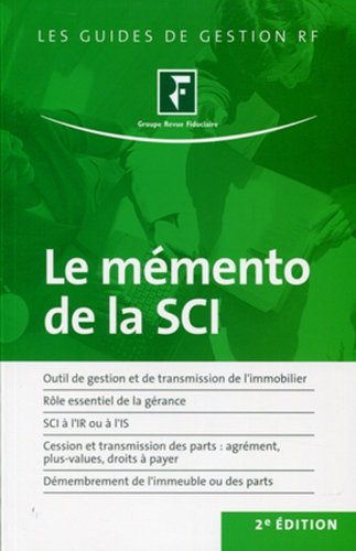 Télécharger Le mémento de la SCI PDF Ebook En Ligne