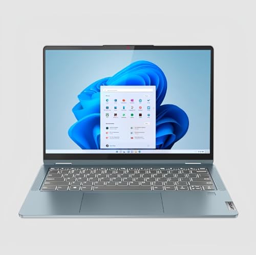 Image of Lenovo Flex 7 14IRU8 | 14 inch 2.2K IPS Touch Laptop | Core i7-1355U | 16GB LPDDR4x RAM | 1TB NVMe M.2 SSD | Backlit Keyboard | Wi-Fi 6E | FHD Camera | Stone Blue | Windows 11 Home (Renewed)